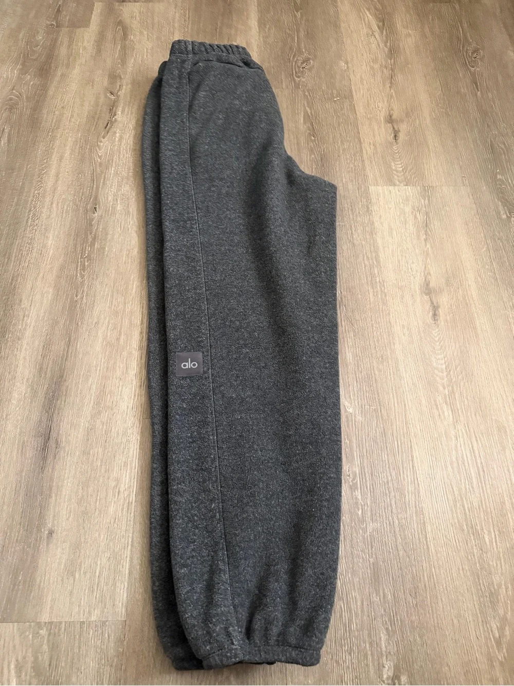 ALO Yoga the set Charcoal Gray Cozy Lined Hoodie